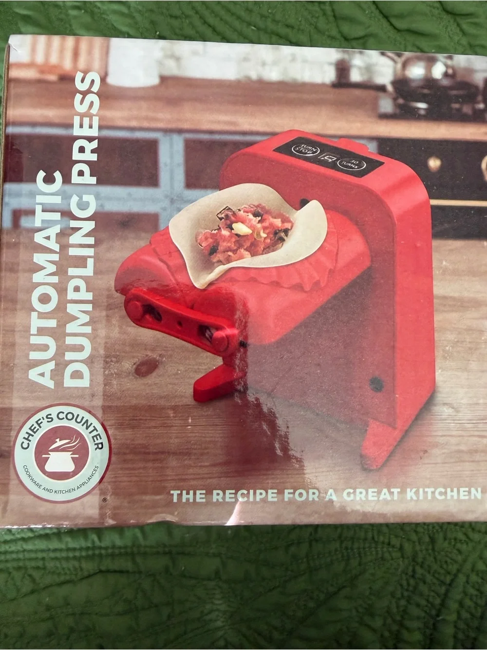 Red Automatic Dumpling Press - Easy Homemade Dumplings